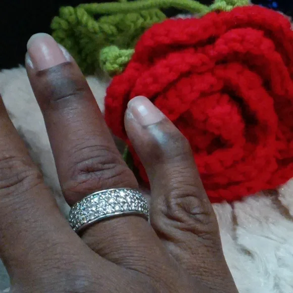 QVC Diamonique Band ring - Picture 4 of 4